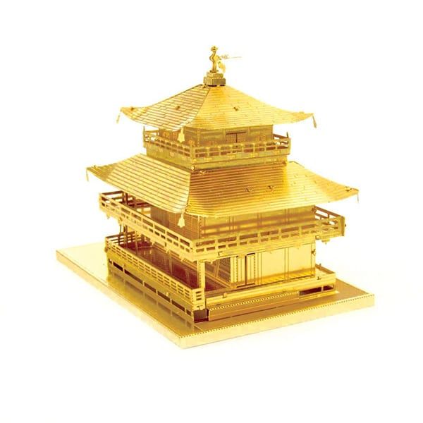 Mô hình kim loại lắp ráp 3D Kinkakuji Temple (Chùa Gác Vàng) (Gold) - Metal Head MP188