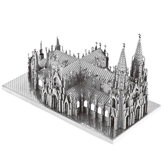 Mô hình kim loại lắp ráp 3D Patrick Church (Nhà Thờ Patrick) (Silver) Metal Works MP306