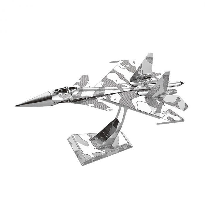 Mô Hình Kim Loại Lắp Ráp 3D Tiêm Kích Su-34 (Silver) – Metal Works MP272