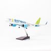 Mô hình máy bay Airbus Bamboo Airways 47cm lắp ráp có đèn Everfly