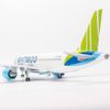 Mô hình máy bay Airbus Bamboo Airways 47cm lắp ráp có đèn Everfly