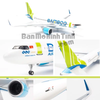 Mô hình máy bay Airbus Bamboo Airways 47cm lắp ráp có đèn Everfly