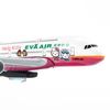 Mô hình máy bay tĩnh Eva Air Hello Kitty Pink Airbus A380 16cm Everfly giá rẻ (6)