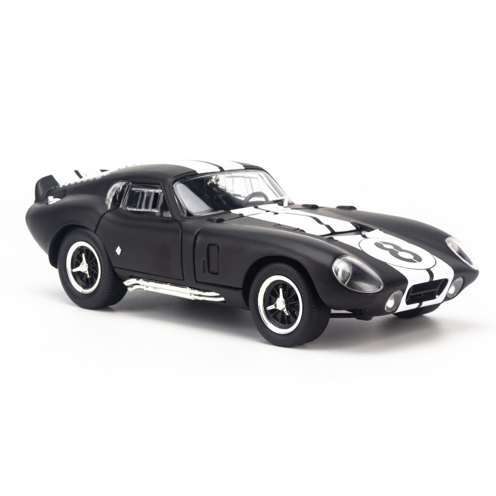 Mô hình xe cổ Shelby Cobra Daytona Coupe No.8 1:18 Yat ming Matte Black