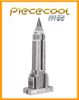 Mô hình kim loại lắp ráp 3D Empire State Building (Tòa Nhà Empire State) (Silver) – Piececool MP385