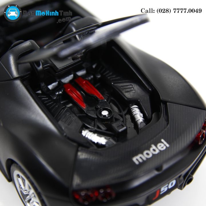 MÔ HÌNH FERRARI J50 MATTE BLACK 1:32 DOUBLEHOUSES