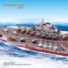 Mô hình kim loại lắp ráp 3D Hàng Không Mẫu Hạm CV-16 Plan Liaoning (Silver, Red, Brown) – Piececool MP794 (1)