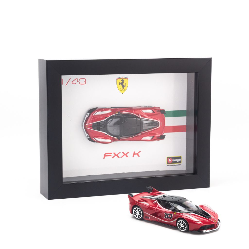 Khung tranh mô hình xe Ferrari FXX K 1:43 Bburago - 18-36024