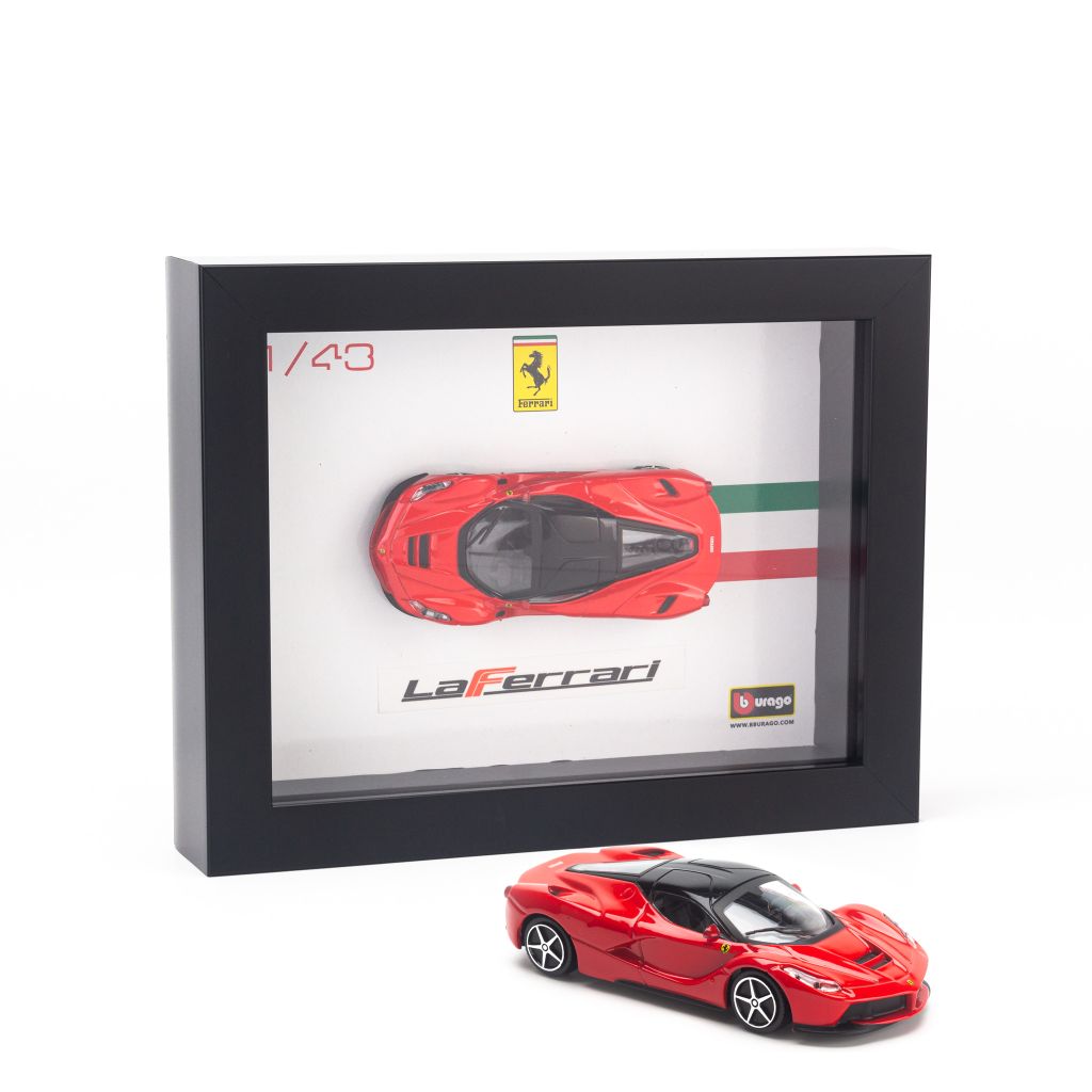 Khung tranh mô hình xe Ferrari LaFerrari 1:43 Bburago -18-31137