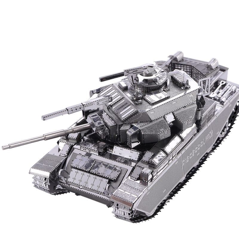 Mô Hình Kim Loại Lắp Ráp 3D Xe Tăng Centurion AFV (Silver) – Piececool MP130