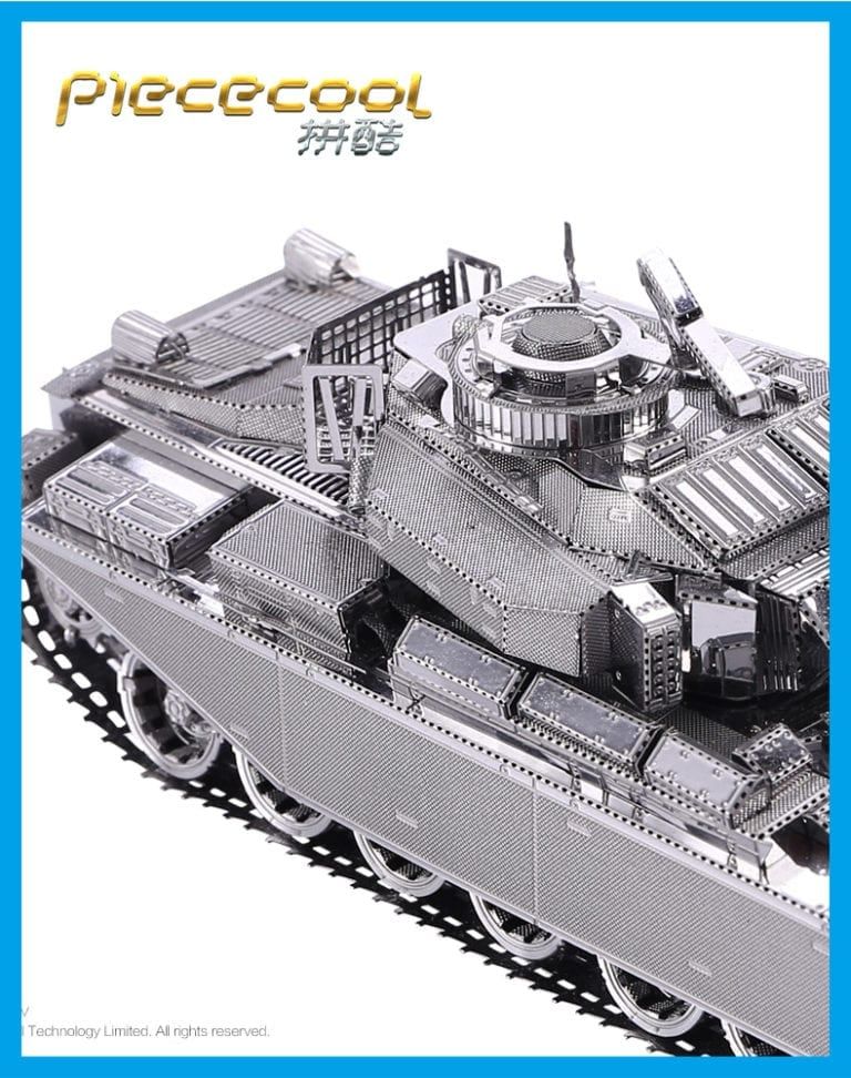 Mô Hình Kim Loại Lắp Ráp 3D Xe Tăng Centurion AFV (Silver) – Piececool MP130