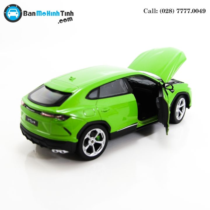 MÔ HÌNH LAMBORGHINI URUS GREEN 1:24 WELLY- 24094