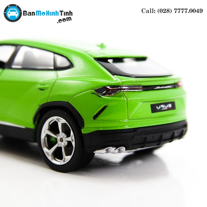 MÔ HÌNH LAMBORGHINI URUS GREEN 1:24 WELLY- 24094