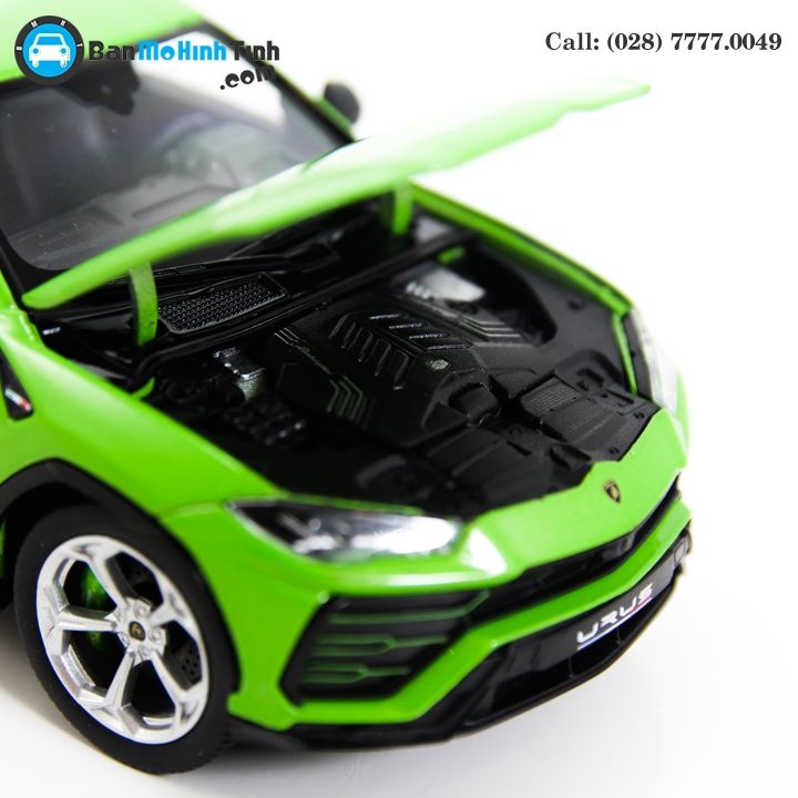 MÔ HÌNH LAMBORGHINI URUS GREEN 1:24 WELLY- 24094