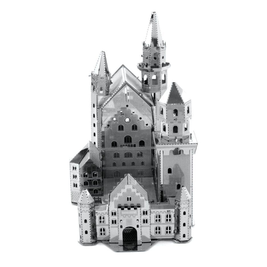 Mô hình kim loại lắp ráp 3D Neuschwanstein Castle (Lâu Đài Cổ Tích) (Silver) - Metal Works MP020