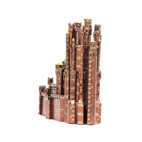 Mô hình kim loại lắp ráp 3D Red Keep Castle (Lâu Đài Red Keep) (Orange, Silver, Gold) Metal Head MP918