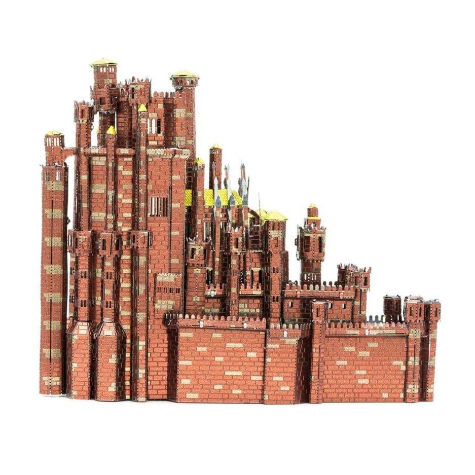 Mô hình kim loại lắp ráp 3D Red Keep Castle (Lâu Đài Red Keep) (Orange, Silver, Gold) Metal Head MP918