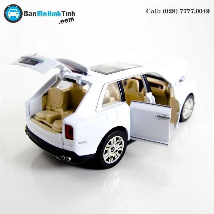 MÔ HÌNH ROLLS ROYCE CULLINAN WHITE 1:24 XLG