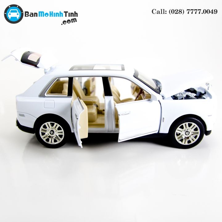 MÔ HÌNH ROLLS ROYCE CULLINAN WHITE 1:24 XLG