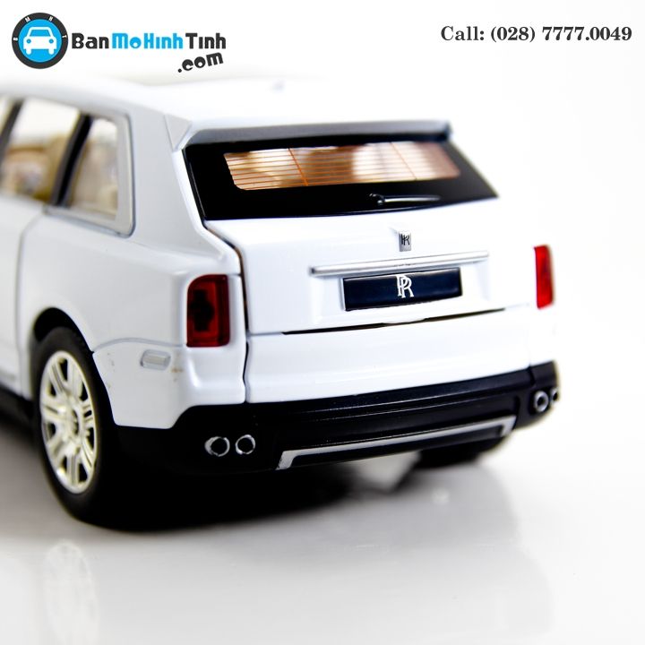 MÔ HÌNH ROLLS ROYCE CULLINAN WHITE 1:24 XLG