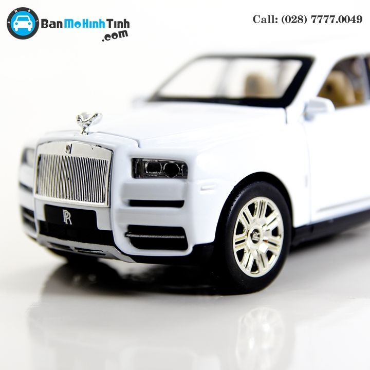 MÔ HÌNH ROLLS ROYCE CULLINAN WHITE 1:24 XLG