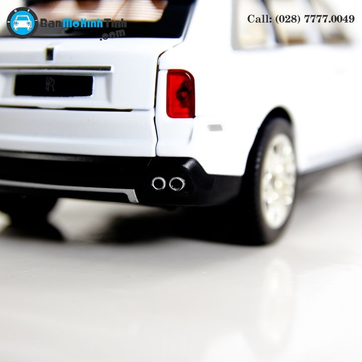 MÔ HÌNH ROLLS ROYCE CULLINAN WHITE 1:24 XLG