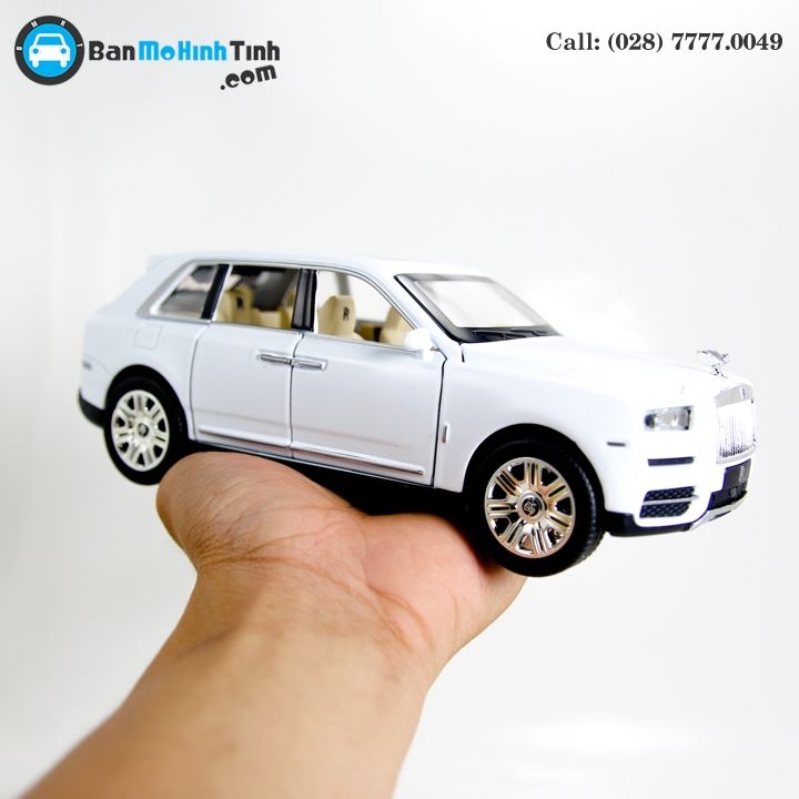 MÔ HÌNH ROLLS ROYCE CULLINAN WHITE 1:24 XLG