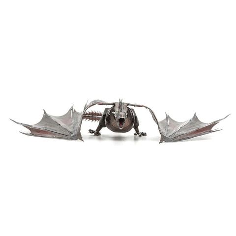 Mô hình kim loại lắp ráp 3D Drogon Dragon (Rồng Drogon) (Red, Black) Metal Head MP915