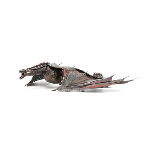 Mô hình kim loại lắp ráp 3D Drogon Dragon (Rồng Drogon) (Red, Black) Metal Head MP915