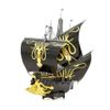 Mô hình kim loại lắp ráp 3D Silence Longship (Tàu Silence) (Gold, Black) Metal Head MP917