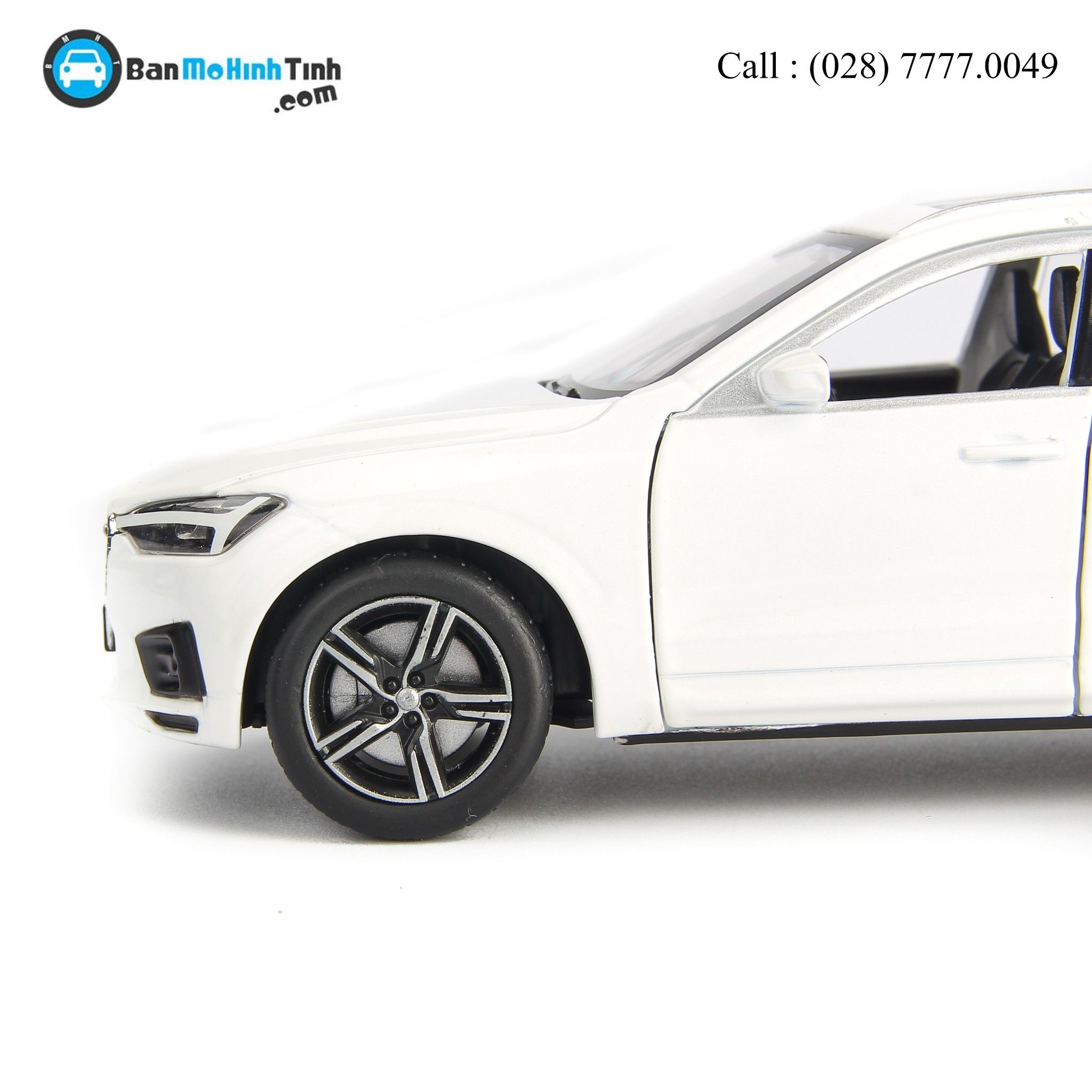 MÔ HÌNH VOLVO XC60 WHITE 1:32 JAKIECHAN-HIGH QUALITY