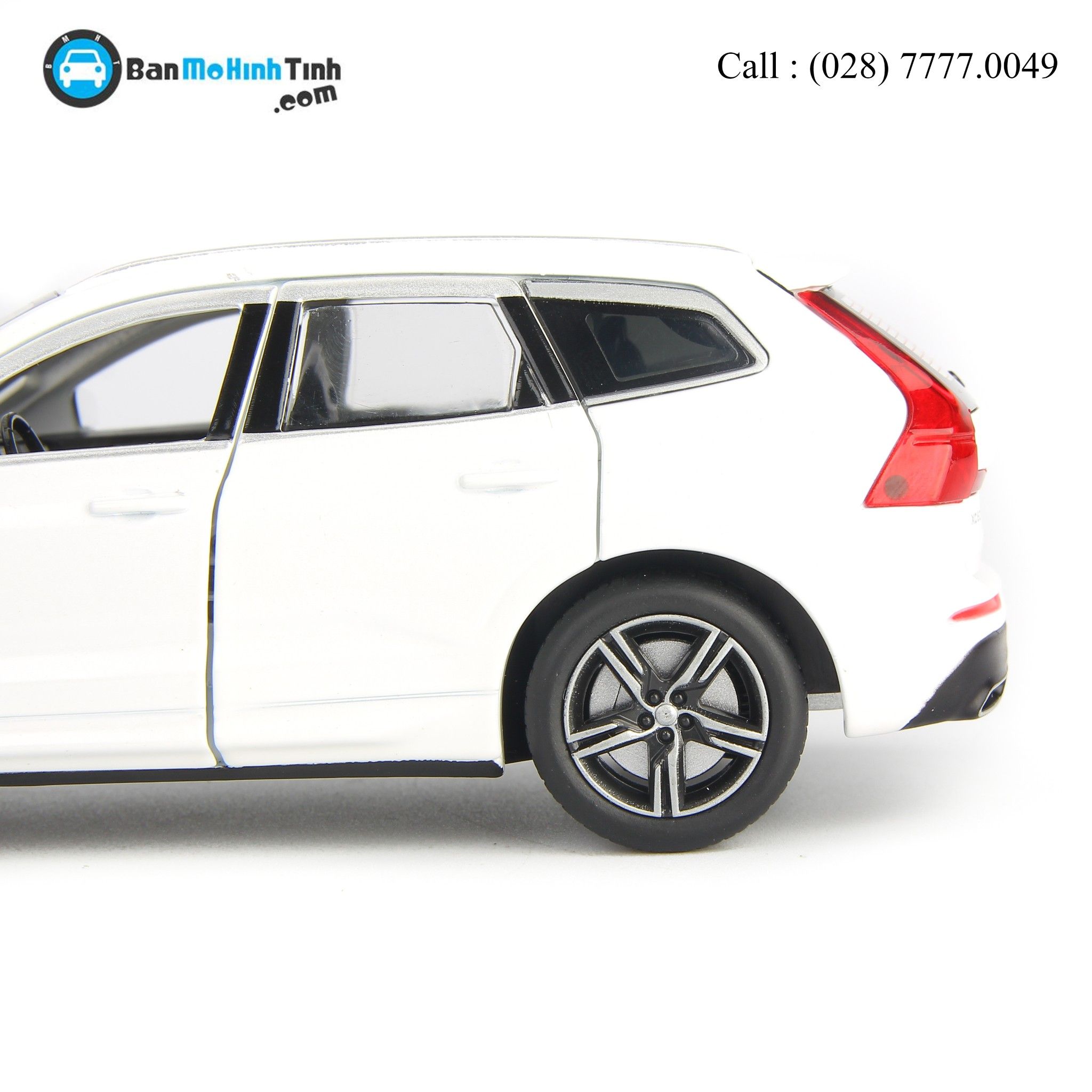 MÔ HÌNH VOLVO XC60 WHITE 1:32 JAKIECHAN-HIGH QUALITY