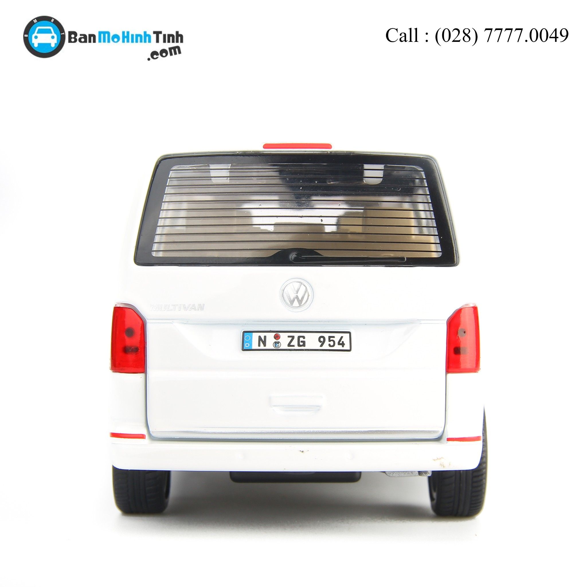 MÔ HÌNH VOLKSWAGEN MULTIVAN WHITE 1:32 DEALER