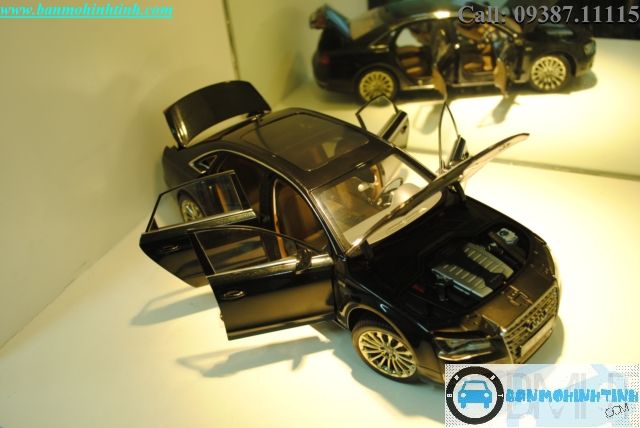 MÔ HÌNH AUDI A8 BLACK 1:18 KYOSHO
