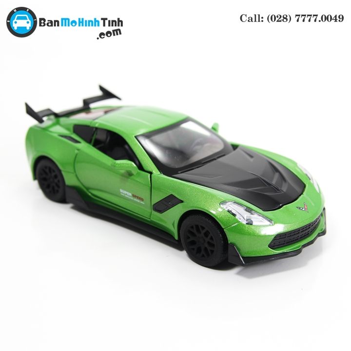 MÔ HÌNH CHELVOLET CORVETTE ZR1 GREEN 1:32 TYMODELS