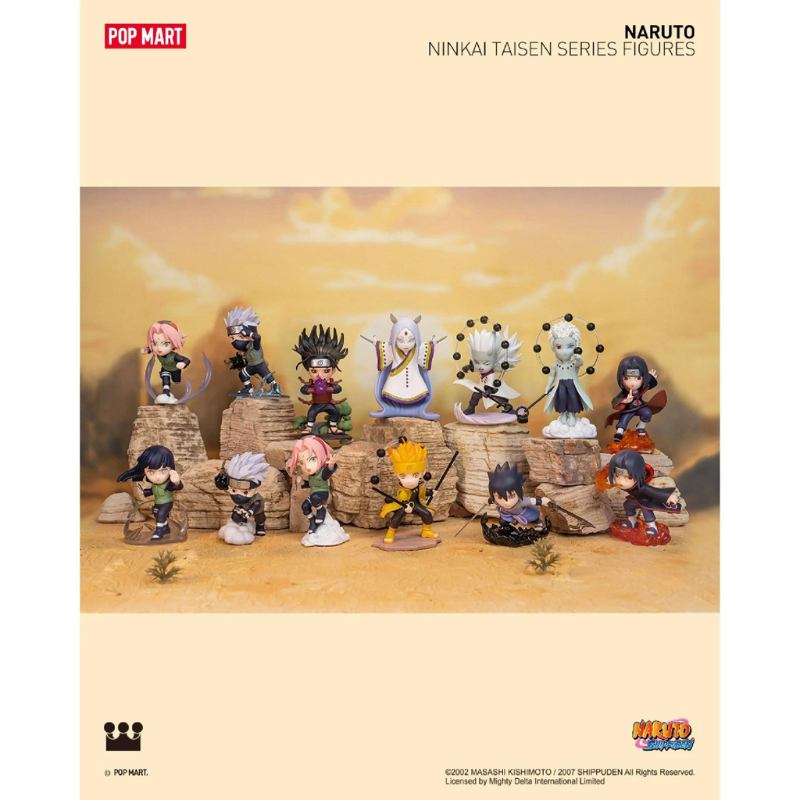 Mô hình đồ chơi Blind box Naruto Ninkai Taisen Series (Đại Chiến Thế Giới Ninja) - POP MART