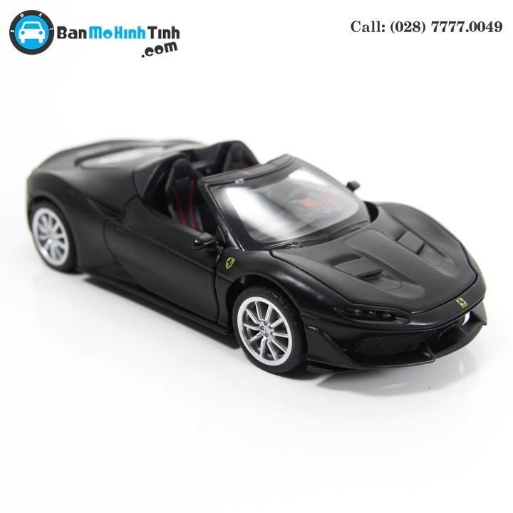 MÔ HÌNH FERRARI J50 MATTE BLACK 1:32 DOUBLEHOUSES