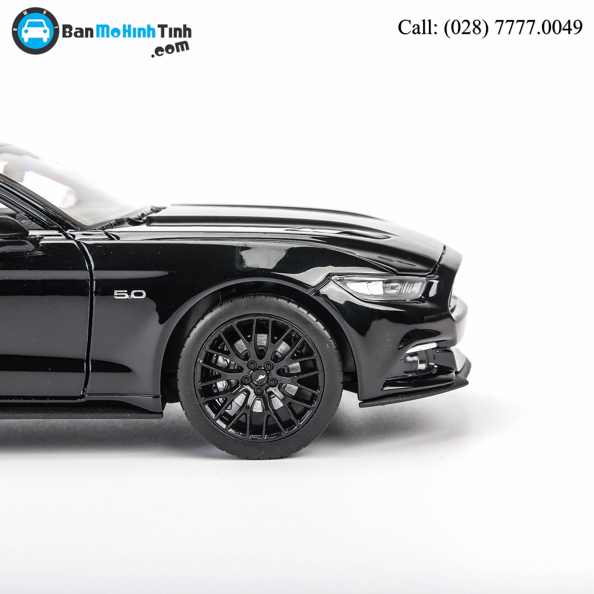 MÔ HÌNH FORD MUSTANG GT 2015 BLACK 1:24 WELLY