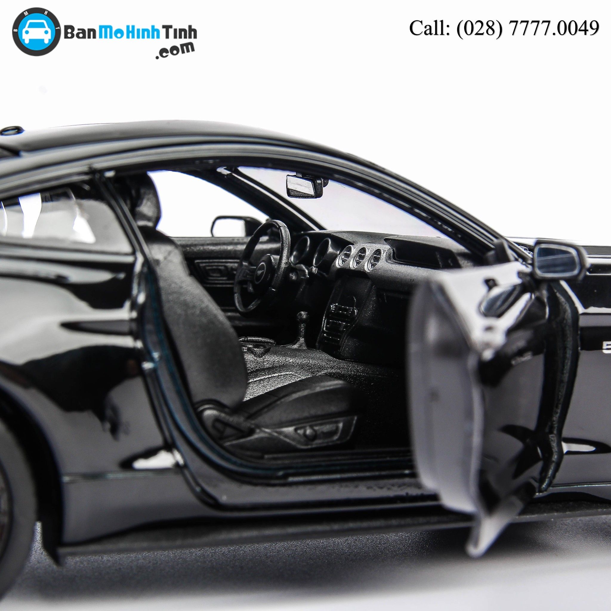 MÔ HÌNH FORD MUSTANG GT 2015 BLACK 1:24 WELLY