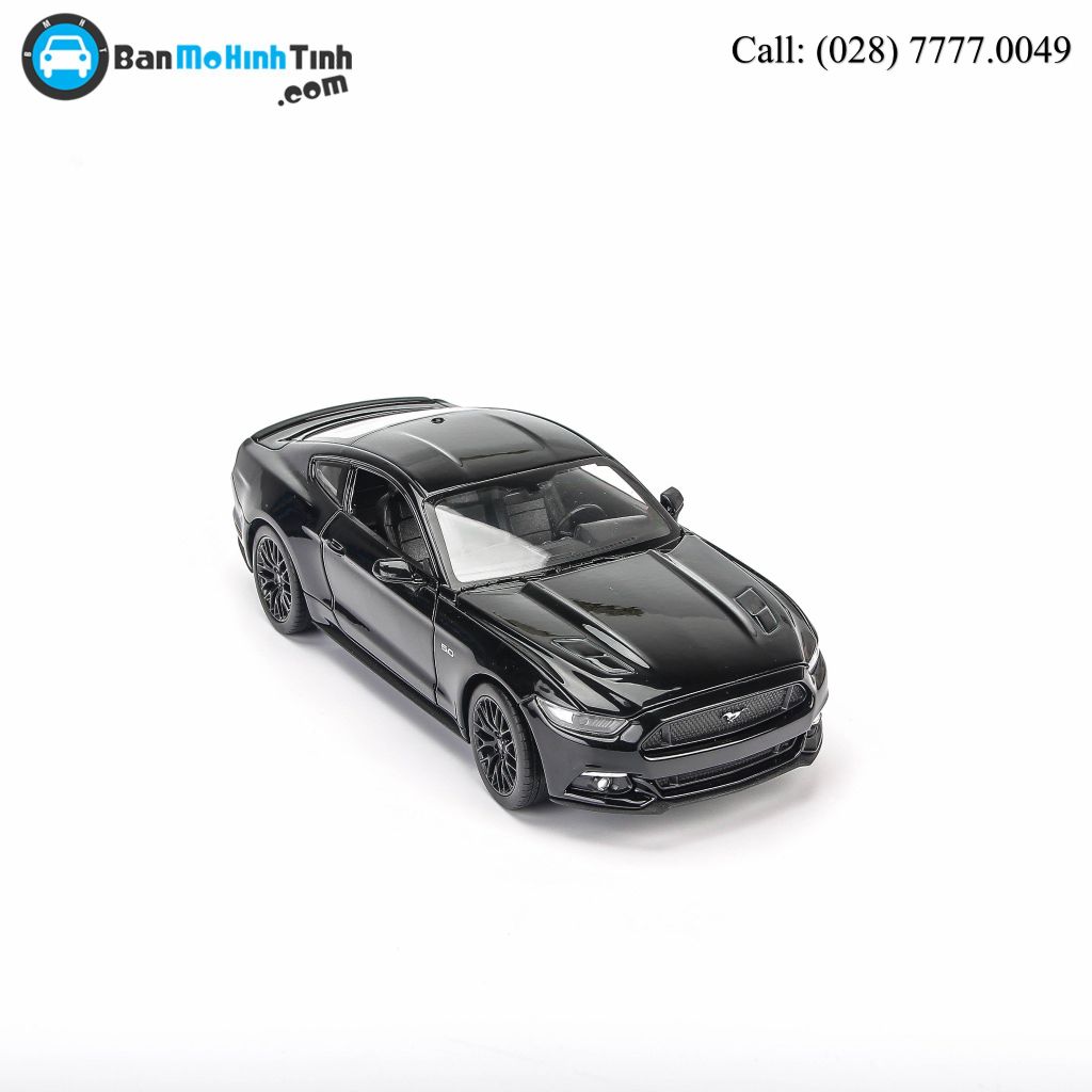 MÔ HÌNH FORD MUSTANG GT 2015 BLACK 1:24 WELLY
