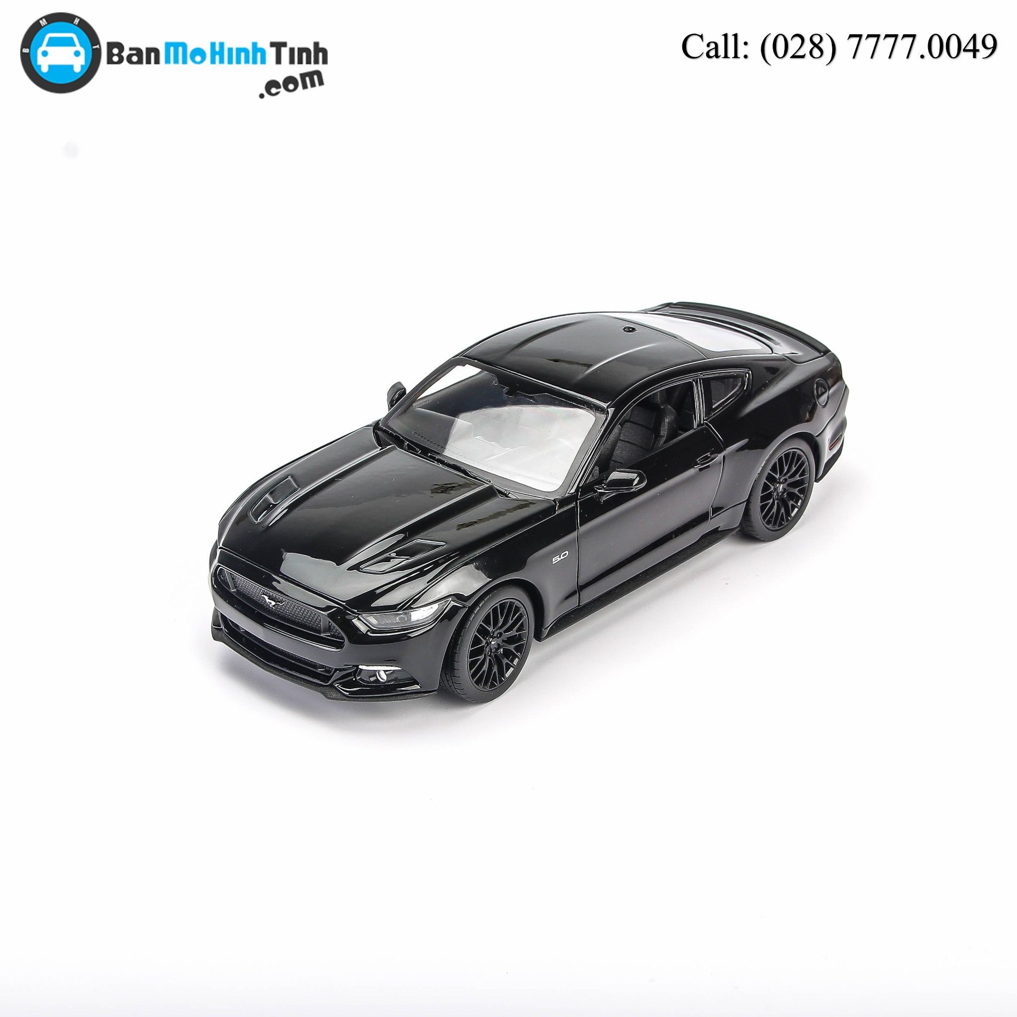MÔ HÌNH FORD MUSTANG GT 2015 BLACK 1:24 WELLY