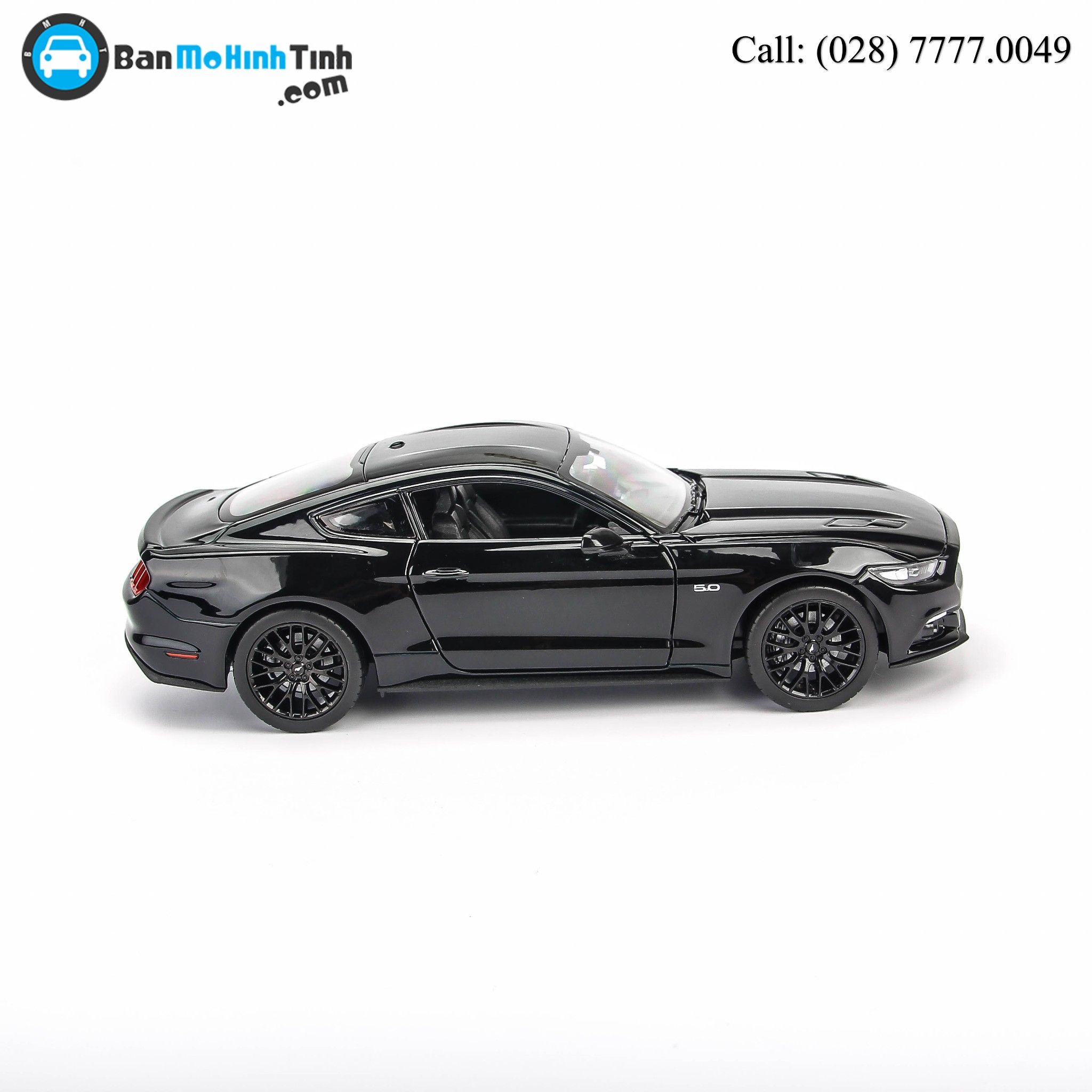 MÔ HÌNH FORD MUSTANG GT 2015 BLACK 1:24 WELLY