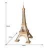 Mô hình gỗ lắp ráp 3D Eiffel Tower (Tháp Eiffel) (Wood Color) - Robotime TG501 - WP056