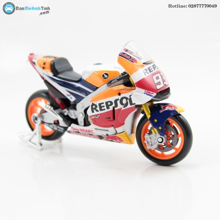 MÔ HÌNH HONDA RACING TEAM RV213V MOTO GP 93 2018 1:18 MAISTO- 31595-93