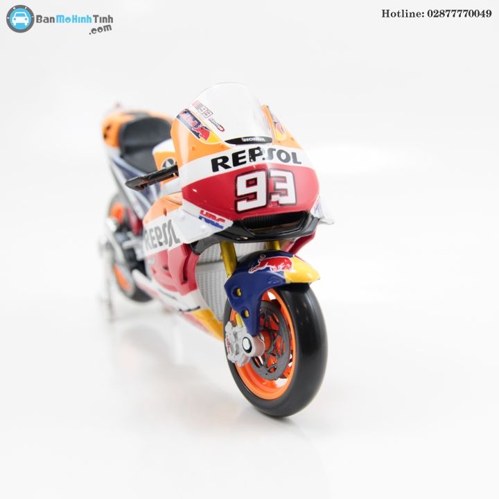 MÔ HÌNH HONDA RACING TEAM RV213V MOTO GP 93 2018 1:18 MAISTO- 31595-93
