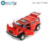 Mô hình xe Hummer H2 Dark Red 1:32 MZ