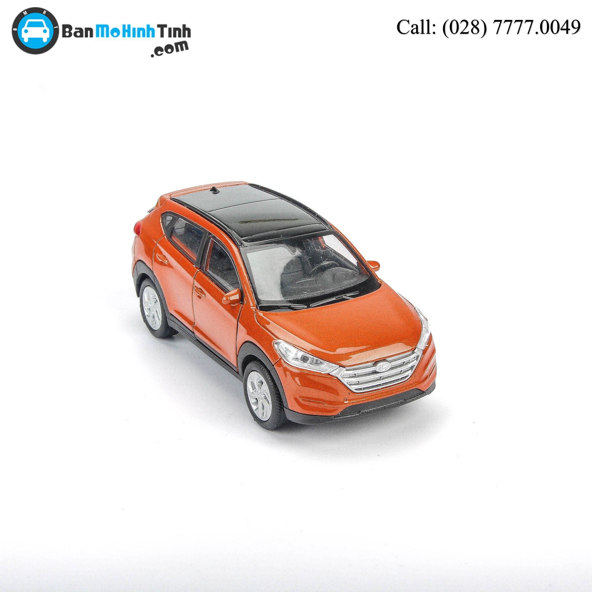 MÔ HÌNH HYUNDAI TUCSON ORANGE 1:36 WELLY- 43718CW