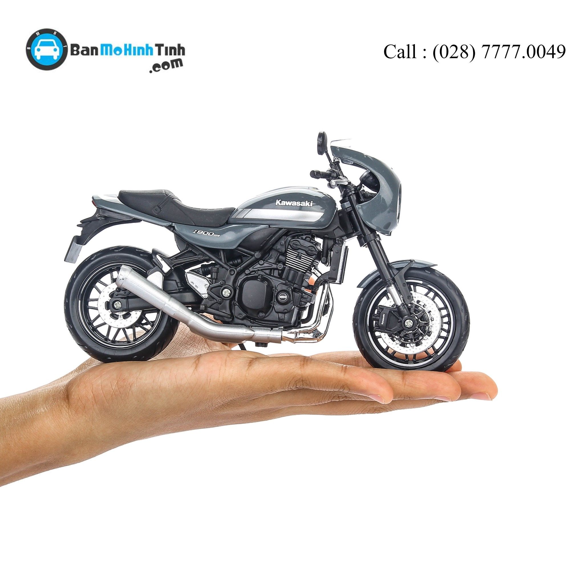 MÔ HÌNH KAWASAKI Z900RS CAFE GRAY 1:12 MAISTO