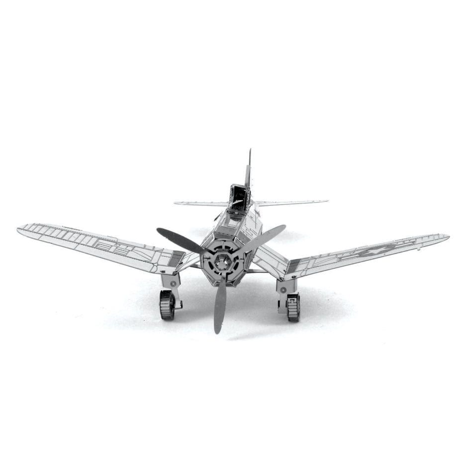 Mô hình kim loại lắp ráp 3D F4U Corsair (Silver) – Metal Works MP154