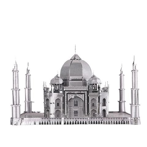 Mô hình kim loại lắp ráp 3D Đền Taj Mahal (Silver) - Metal Mosaic MP640